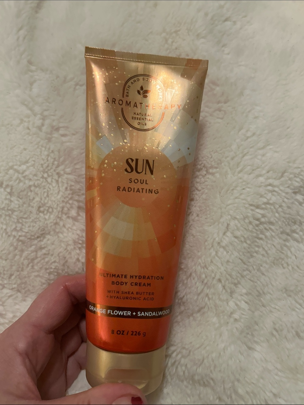 Bath & Body Works Sun Soul Radiating Body Cream - Orange & Gold